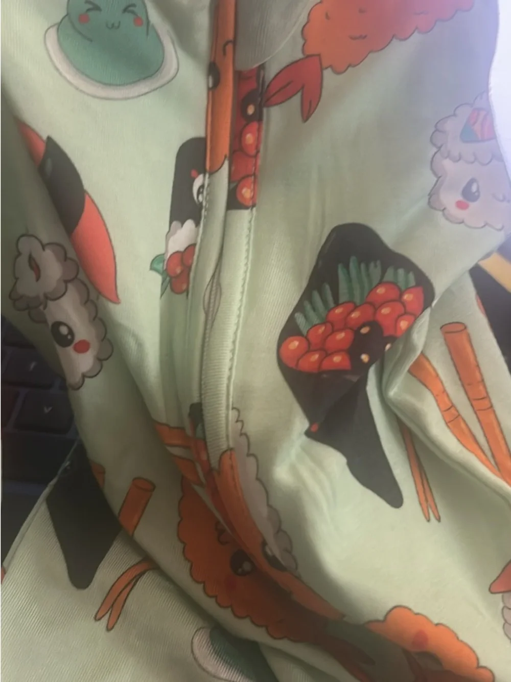 PATPAT Bamboo Viscose Baby Pajama, Romper N Footie, Sushi print